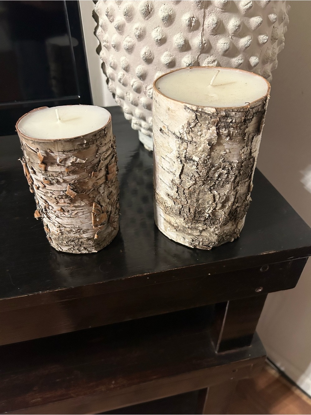 2 Real Birch Bark Candles - Picture 3 of 16